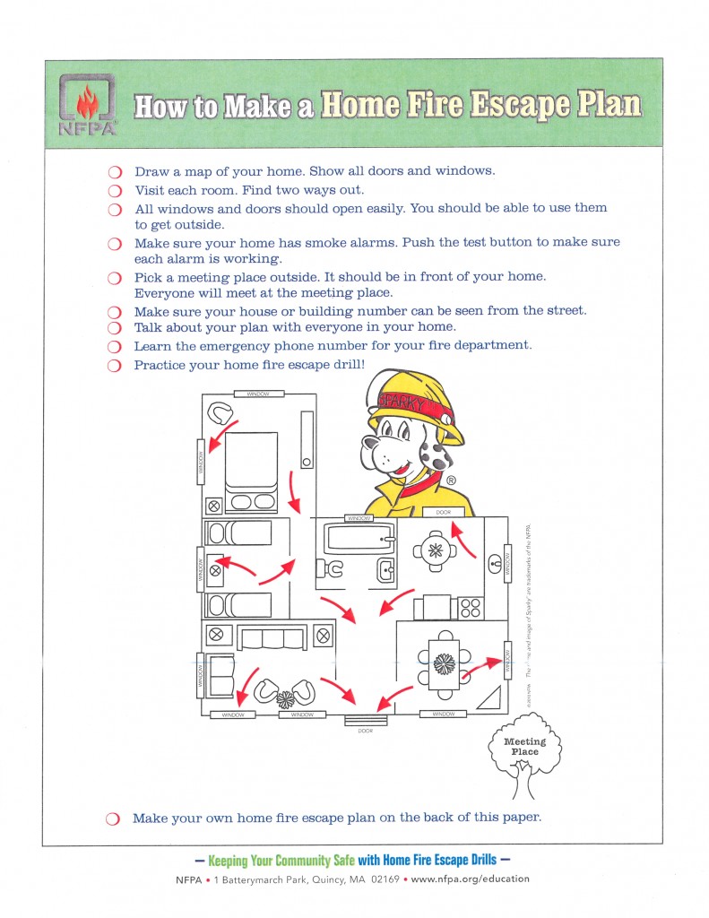 Home Fire Escape Plan Kids_1